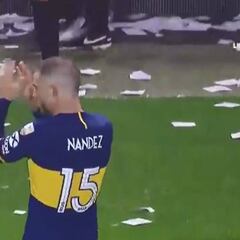 ¡Tremenda ovación! Nández se despidió entre lágrimas de la Bombonera