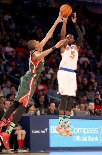 Tim Hardaway Jr. en acción.