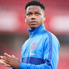 El viaje de Ansu Fati a Lyon