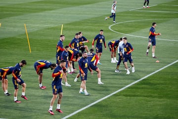 Primer entrenamiento de la Selección Española, previo a los partidos ante Noruega y Escocia, de clasificación para la Eurocopa 2024.