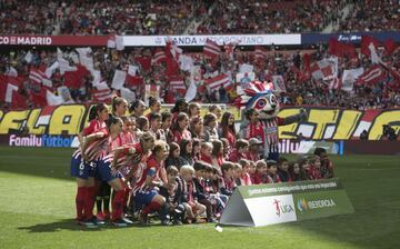 El fútbol femenino llena el Wanda Metropolitano