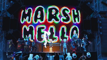 Concierto del DJ Marshmello en Fortnite: Hora del Espect&aacute;culo