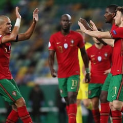 Diogo Jota hizo de Cristiano