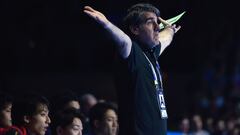 Antonio Carlos Ortega, durante un partido como seleccionador de Jap&oacute;n.