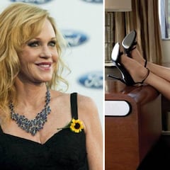El irreconocible rostro de Melanie Griffith en una sesión de fotos