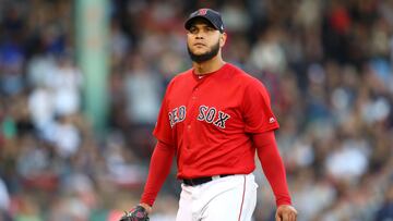 El abridor zurdo Eduardo Rodríguez ganó la Serie Mundial de 2018 con los Boston Red Sox y quedó sexto en el Cy Young de la Liga Americana de 2019.