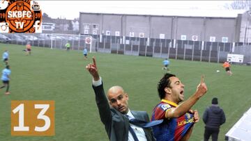 El golazo que está arrasando en Youtube y que enorgullecería a Guardiola y Xavi Hernández