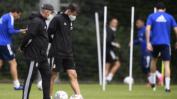 06/05/21
 ENTRENAMIENTO REAL OVIEDO
 CUCO ZIGANDA
 BINGEN AROSTEGI
  