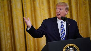 El presidente de Estados Unidos, Donald Trump, dijo mediante su conferencia de prensa de este martes que el país podrá levantar su economía rápidamente.