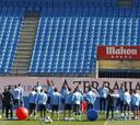 El Atlético ultima el partido del domingo en el Calderón
