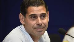 Fernando Hierro, seleccionador. 