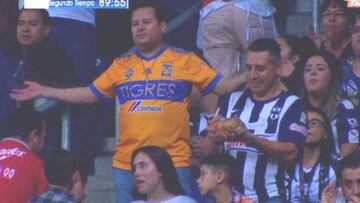 Un Tigre apoyó a Rayados en la Final de Copa MX ante Pachuca