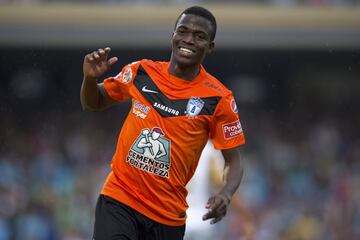 El atacante ecuatoriano fue campeón de goleo de la Liga MX en Pachuca durante 2014 y pasó al West Ham. Ahora es parte de la platilla de Tigres y junto a Gignac y Eduardo Vargas es parte de las mejores ofensivas del torneo.