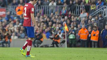 Knee sprain to keep Godín out for the next two weeks