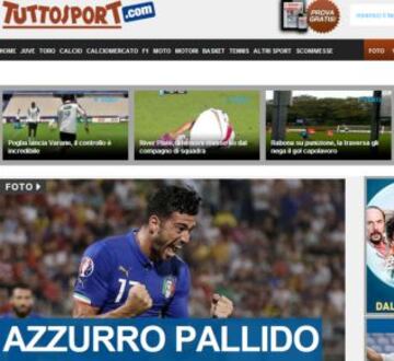 Portadas de la prensa extranjera