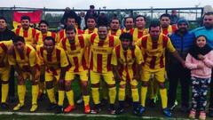 Chupete Suazo anotó un gol en su regreso al fútbol amateur