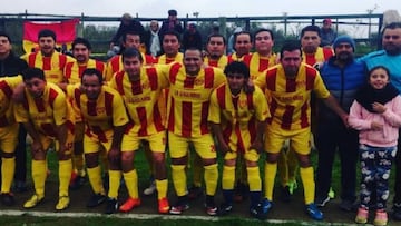 Chupete Suazo anotó un gol en su regreso al fútbol amateur