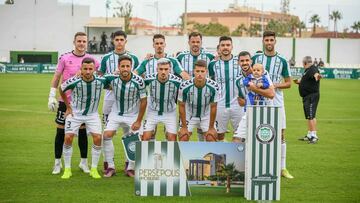 Once del Juventud Torremolinos contra el Cádiz Mirandilla.