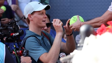 26/04/26 MUTUA MADRID OPEN DE TENIS
INDIVIDUAL MASCULINO
JANNIK SINNER vs ELMER MOLLER
JANNIK SINNER AL FINALIZAR EL PARTIDO