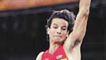 <b>DOS DE DOS. </b>Yago Lamela y Joan Lino Martínez, ayer en Atenas.