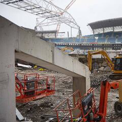 Obras a buen ritmo en Anoeta