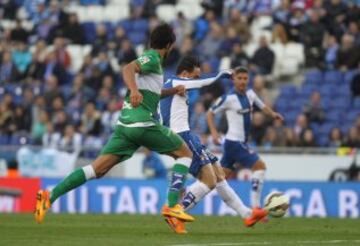 1-0. Sergio García anotó el primer tanto.