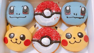 Nuevos donuts de Pokémon basados en Pikachu y Squirtle