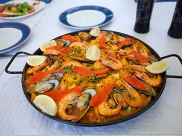 La paella de Phil Mickelson.