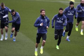 Toni Kroos, Lucas Vázquez, Sergio Ramos, Marco Asensio, Álvaro Morata y Dani Carvajal.