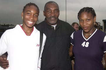 Las Williams, con su padre Richard.