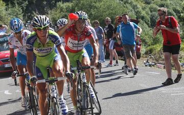 El ciclista italiano ganó la Vuelta a España en 2010, era su primera participación en la ronda española.