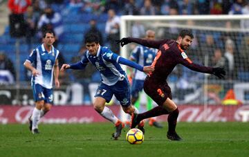 Piqué and Gerard Moreno.