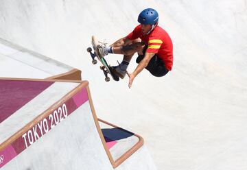 Jaime Mateu acaba décimo en su prueba de skate y no logra pasar el corte para estar en la final olímpica.