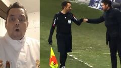 Roncero y opina sobre el "puñito" de Simeone con el línier