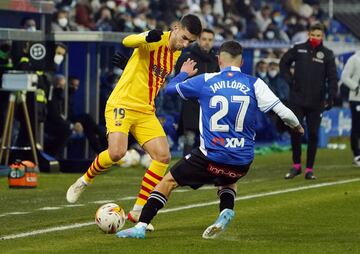 Ferran Torres y Javi López.