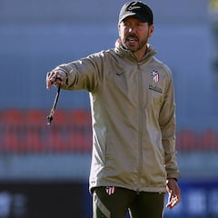 Simeone ya prepara los partidos ante Celta y Bayern