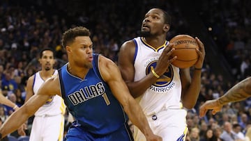 Kevin Durant y Justin Anderson.