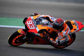 Marc Márquez con la Honda.