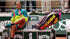 Nadal ya muestra su título de Roland Garros en París