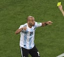 Mascherano, el jugador con más amarillas en Mundiales