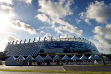 Sede de Recife. El estadio Pernambuco Arena.