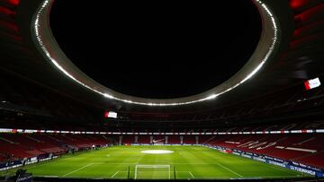 Soccer Football - La Liga Santander - Atletico Madrid v Celta Vigo - Wanda Metropolitano, Madrid, Spain - February 8, 2021 General view inside the stadium before the match REUTERS/Sergio Perez