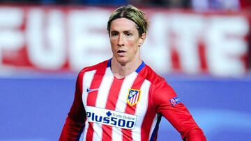 Fernando Torres con el Atlético.