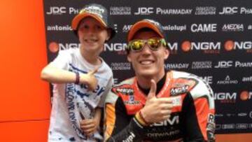 Los Aleix: Espargaró con su joven y animoso tocayo.