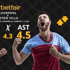 Liverpool vs. Aston Villa: horario, dónde ver, pronósticos y clasificación