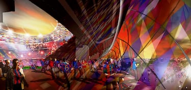 El proyecto de Foster fue elegido ganador de un concurso internacional, pero finalmente fue desestimado en 2010 con el cambio en la presidencia del club.