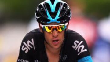 Richie Porte durante el &uacute;ltimo Tour de Francia.