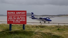 The unusual airport that only operates at low tide: how it works