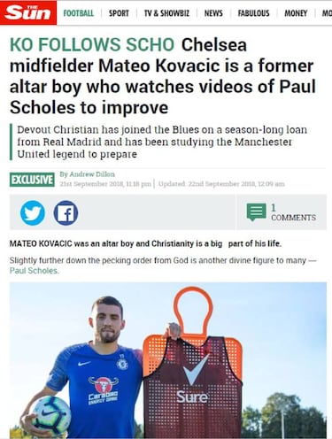 "Morata me dijo que Chelsea y Madrid estaban al mismo nivel"