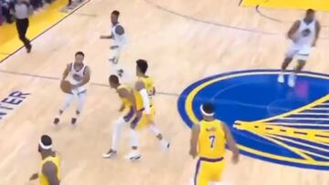 Primer tiro de los Warriors en su nuevo pabellón de 1.400 M$ y Curry se viene muy arriba